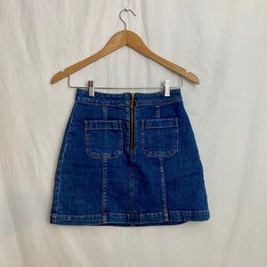 Madewell Blue Denim Skirt